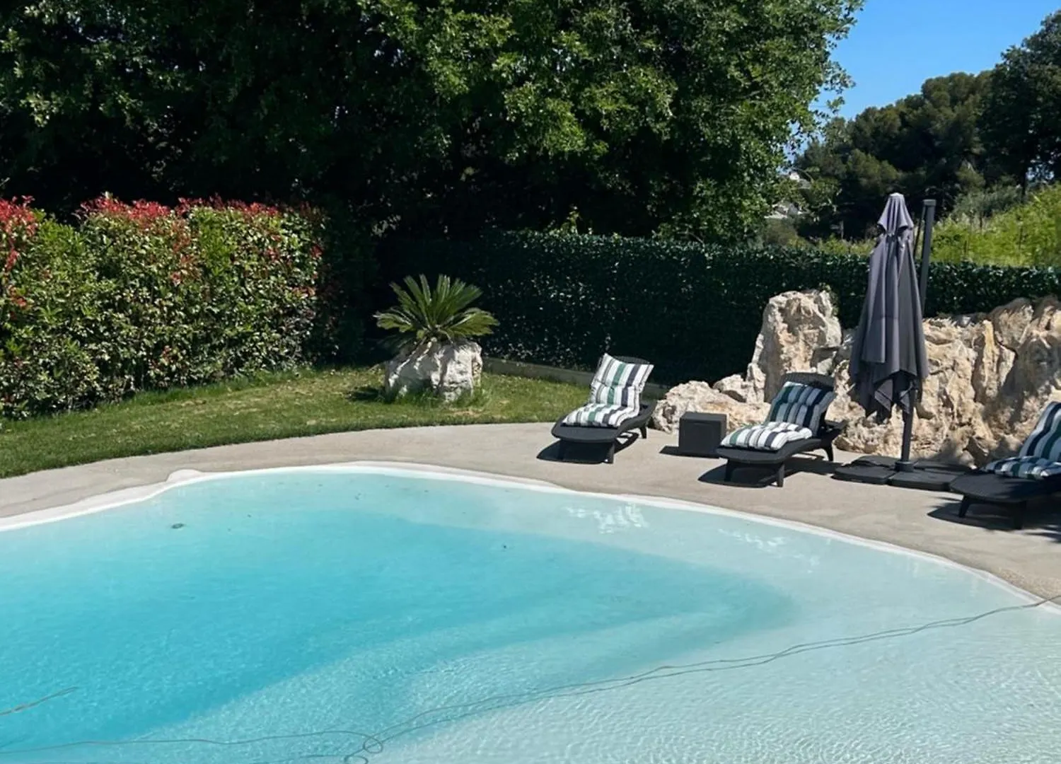 Daire Duplex Oliveraie Piscine Au Sel Marin Et Parking Nice